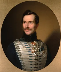 Portrait du prince Mikhaïl Fiodorovitch Golitsyn 1800-1873, début des années 1840