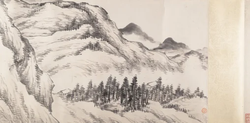 Paysage, daté 1898