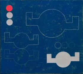 Composition à cercles-à-bras angulaires en lignes et plans