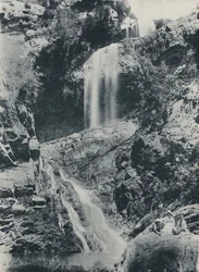 Un lieu de pique-nique à Johannesburg, la cascade de Kruger