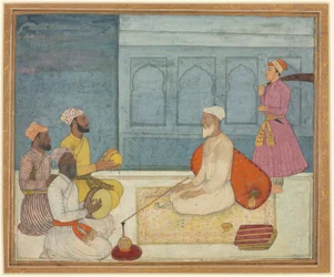Sultan et musiciens