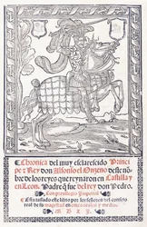 Alphonse XI, roi de Castille et de León, à cheval, 1551
