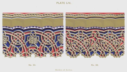 Bordures des Arches (lithographie en couleur)