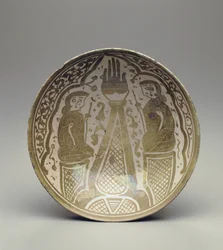 Bol (faïence émaillée avec lustre)