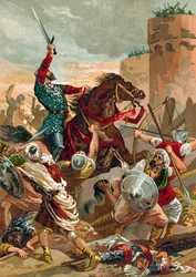El Cid menaçant la ville de Valence