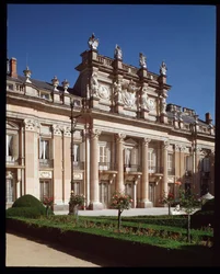 Façade du Palais Royal de la Granja de San Ildefonso, résidence d