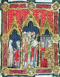 Fol. 13r : Couronnement des rois d