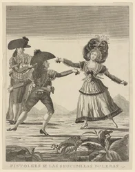 Pistolees et las sequidillas boleras, vers 1790-99