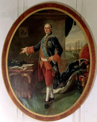 Portrait de Caballero Teodoro de Croix (1730-92) Vice-roi du Pérou et du Chili