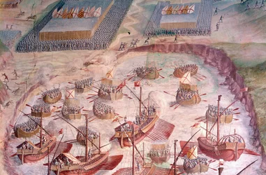Régate de galions espagnols lors d