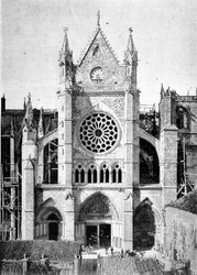 Restauration de la cathédrale de Léon, Espagne