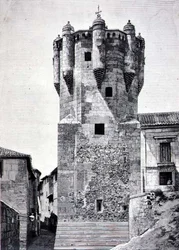 La Tour du Porteur de Clés, construite vers 1480 à Plazuela de Menores, Salamanque