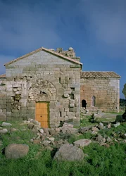 Vue de la façade ouest, construite vers 862-930