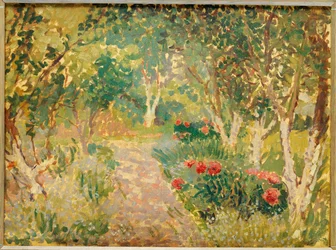 Un parc boisé