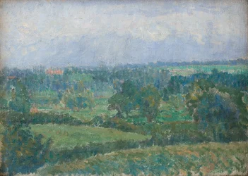 Paysage de campagne, vers 1909-10 (huile sur toile)
