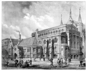 La bibliothèque et le musée de la Corporation de la ville de Londres, 1886