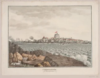 Christiansø. Vue de Græsholmen