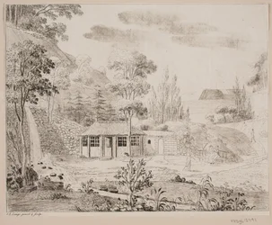 Une maison de bain à Liselund sur Møn