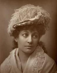 Lucy Buckstone, actrice britannique, 1884