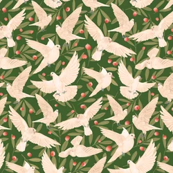 Motif de colombes I, 2021