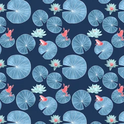 Motif de nénuphar II