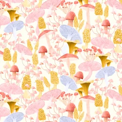 Motif de mélange de champignons clair