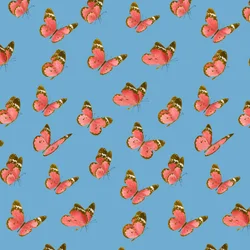 Motif de papillon belle-dame, 2021