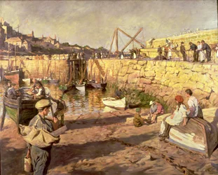 Préparation, port de Mousehole