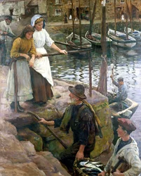 Les vieilles marches du quai
