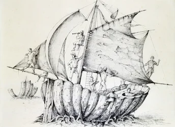 Le navire, vers 1850-1890