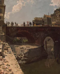 Pont dans une ville française