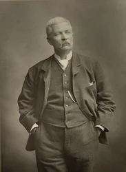 Sir Henry Morton Stanley (1841-1904), explorateur, portrait photographique