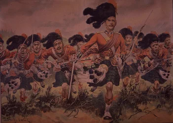 Charge du Black Watch, vers 1900