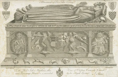 Église de Clifton Campville - Monument Vernon