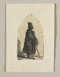 Berger avec un bâton