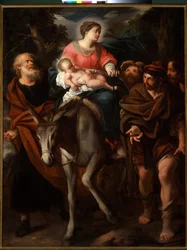 La Sainte Famille en fuite et le voleur Tito, vers 1670