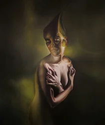 Femme surréaliste sombre