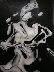 Figure fluide éthérée