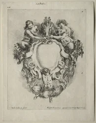 Collection de divers caprices et nouveaux designs de cartouches et ornements : No 11