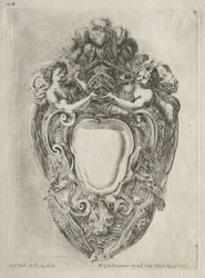 Collection de divers caprices et nouveaux dessins de cartouches et ornements : No. 3