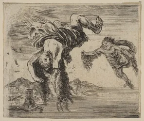 Dédale et Icare, du Jeu de la Mythologie, 1644