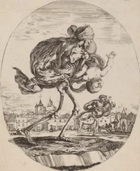La Mort portant un enfant à droite, probablement 1648
