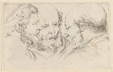 Trois têtes de philosophes
