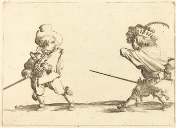 Duel de deux nains