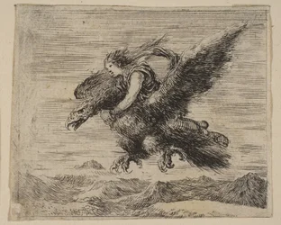 Jupiter et Ganymède, de Jeu de la Mythologie, 1644