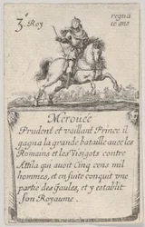 Meroüée Prudent et vaillant..., du Jeu des Rois de France, 1644