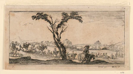 Planche 5, de "Desseins de Queleques Conduites de Troupes, Canons, et Ataques de Villes"