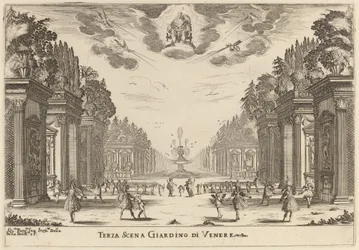 Terza Scena Giardins di Venere