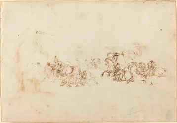Le combat de cavalerie