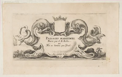 Page de titre : Paysages maritimes, vers 1644